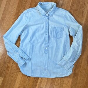 J. Crew Light Blue Casual Button Down Shirt